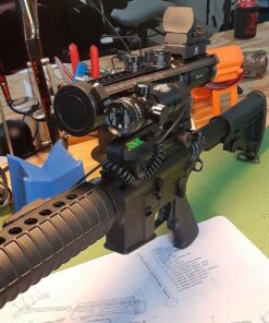 Feyachi Tactical Green Laser Sight with Mlok/Picatinny Rail Mount/Barrel Mount Include Pressure Switch Picatinny&Barrel-Mounted 50 71ORUBk AL 1
