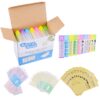 Lip Balm Container Tubes - 50-Pack (10x5 colors) - DIY - 3/16 Oz (5.5 ml) - Including 50 Writeable (10x5 colors) & 50 Printed Lip Balm Stickers - Twist Mechanism and a Cap - Empty - Make Lip Balm 8 71OSB3iNmcL