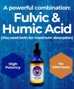 Dirobi Mimi's Miracle Minerals, Fulvic Acid and Humic Acid Trace Mineral Blend, Liquid Drop Supplement, Over 70 Vital Organic Ionic Minerals, Similar Benefits to Shilajit (2 oz 60 Day Supply) 2 Fl Oz (Pack of 1) 10 71OTw5OU6L