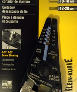 Klein Tools 11055 Wire Cutter and Wire Stripper, Stranded Wire Cutter, Solid Wire Cutter, Cuts Copper Wire 68 71OULMmZL