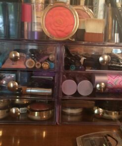 iDesign BPA-Free Plastic 3-Drawer Vanity Organizer - 6.5" x 6.5" x 6.5", Clear 40 71OVSPc6pWL