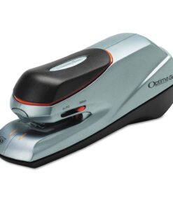 Alternative view of Swingline Electric Stapler, 20 Sheet Capacity, Optima Grip, Jam Free, Compact, Auto or Manual, Plug In or Battery, Orange and Gray (48207) 20 Sheet (Orange Trim)