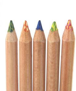 Alternative view of Koh-I-Noor Tri-Tone Multi-Colored Pencil Set, 24 Assorted Colors in Tin and Blister-Carded (FA33TIN24BC)