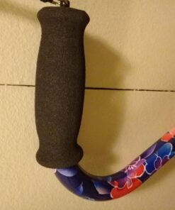 NOVA Designer Walking Cane with Offset Handle, Lightweight Adjustable Walking Stick with Carrying Strap Maui Flowers 26 71OVstPob2L