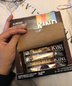 KIND Bars, Almond & Coconut, Healthy Snacks, Gluten Free, 12 Count 28 71OVyQRVSjL