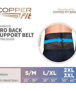 Copper Fit Advanced Back Pro Belt Compression Brace, Large/X-Large 10 71OWyrpSn8L