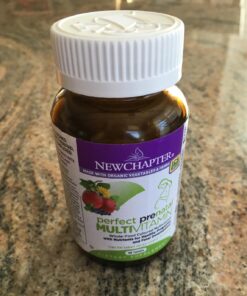 New Chapter Advanced Perfect Prenatal Vitamins, 192ct, Made with Organic, Non-GMO Ingredients for Healthy Baby & Mom - Folate (Methylfolate), Whole-Food Fermented Iron, Vitamin D3 + Ginger 192 Count (Pack of 1) 21 71OXdnCXXIL