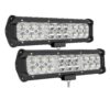 YITAMOTOR LED Light Bar 2Pack 54W 9inch Led Light Pod Spot Flood Combo Offroad Light Driving Fog Light Reverse Light Waterproof Van ATV Motorcycle Truck Boat Golf Cart 12V, 2 Years Warranty 9" 54W Combo Black 10 71OXrAjCYwL