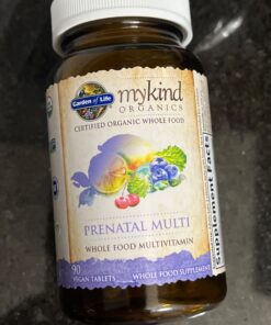 Women’s Prenatal Multivitamin with Vitamin D3, B6, B12, C & Iron, Folate for Energy & Healthy Fetal Development – Garden of Life Organics – Organic, Non-GMO, Gluten-Free, Vegan, 30 Day Supply 90 Count (Pack of 1) 22 71OXtQUOnbL