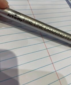 Art-n-Fly Black Fine Point Pens (Set of 6) | Drawing Fineliner Ink Pens with Japanese Archival Ink | Black Pens with Various Size Tip | No Bleed & Quick-Dry Fine Point Pen for Drawing & Sketching 6 Pack 52 71OXxp0aekL