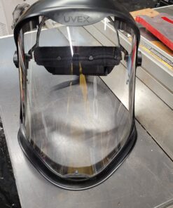 UVEX by Honeywell Bionic Face Shield with Clear Polycarbonate Visor (S8500) 52 71OY2O4IY9L