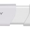 PNY Turbo 64GB USB 3.0 Flash Drive, Pearl White (P-FD64GTBOPW-GE)