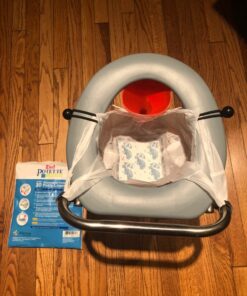 Kalencom Potette Plus Potty Seat Liners - Disposable, Leakproof Liners for Travel Potty Seat - Fragranced to Absorb Odor - 30 Count 18 71OZLsAucgL