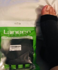 Laneco Plantar Fasciitis Socks (3 Pairs), Compression Foot Sleeves with Heel Arch & Ankle Support, Great Foot Care Compression Sleeve for Men & Women 25 71OaFj5yy9L