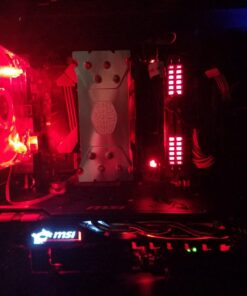 Cooler Master RR-212L-16PR-R1 Hyper 212 LED CPU Cooler with PWM Fan, Four Direct Contact Heat Pipes, Unique Blade Design and Red LEDs 37 71OaW1993uL