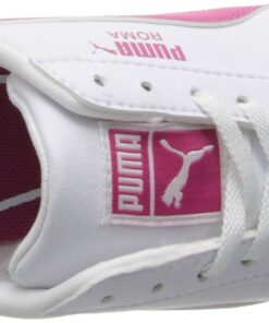 PUMA Unisex-Child Shoes 6 Big Kid White/Fuchsia Purple 12 71OacuL9tAL