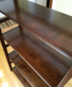 SIMPLIHOME Bedford SOLID WOOD Universal TV Media Stand, 53.9 inch Wide, Living Room Entertainment Center, Storage Cabinet with Glass Doors, for Flat Screen TVs up to 60 inches in Dark Tobacco Brown 33 71OdeGL9GlL