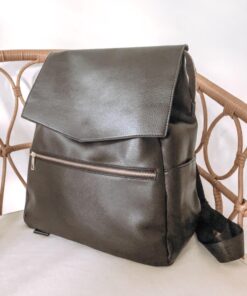 KZNI Leather Diaper Bag Backpack, Diaper Backpack Nappy Baby Bags for Mom Unisex Maternity Diaper Bag with Stroller Hanger Black 43 71OelyG8mpL