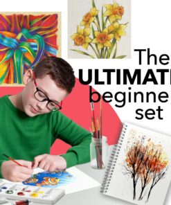 Castle Art Supplies 12 x 12ml Acrylic Paint Set | Value Beginner Set for Starters or Adult Artists | Quality Intense Colors | Smooth to Use on Range of Surfaces | In Neat Presentation Box 12 Count (Pack of 1) 23 71Of3gdo4dL