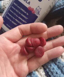 SmartyPants Multivitamin for Men, Gummies: Omega 3 Fish Oil (EPA/DHA), Methylfolate, CoQ10, Vitamin D3, C, Vitamin B12, B6, Vitamin A, K & Zinc for Immune Support, 180 Gummies (30 Day Supply) 46 71OgeCXzn8L