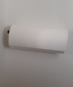 iDesign Orbinni Wall Mounted Metal Paper Towel Holder, Roll Organizer for Kitchen, Bathroom, Craft Room, Set of 1, Bronze 34 71Oh5WJbVXL