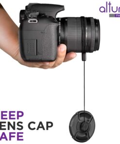 5 Pcs Altura Photo Lens Cap Keeper, Camera Lens Cap Leash for DSRL & Mirrorless Lenses - Camera Lens Keeper/Lens Holder for Canon, Nikon, Sony, Sigma, Tamron & Others Camera Lens Accessories 25 71OhJkubgRL 3