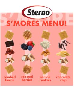 Sterno Smores Maker Junior, Table top Smores Roaster - Designed for Safe, Cord Free Indoor or Outdoor Fun, Ideal for Kids, Parties, Fun Housewarming Gifts and More Black 28 71OiII6zmML