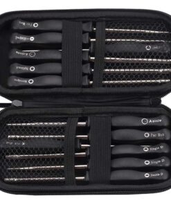 Hipa Pack-of-12 Carburetor Adjustment Tool Carburator Adjusting Kit for 2-Cycle Small Engine for Poulan Husqvarna STHIL Echo Trimmer Weedeater Chainsaw 13 71OizgIatpS