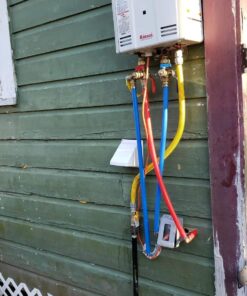 Rinnai V65iN Tankless Hot Water Heater, 6.5 GPM, Natural Gas, Indoor Installation 25 71OjDn hb3L