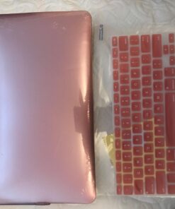 MOSISO Compatible with MacBook Air 13 inch Case (Models: A1369 & A1466, Older Version 2010-2017 Release), Protective Plastic Hard Shell Case & Keyboard Cover & Screen Protector, Rose Gold 54 71OjVsTMWpL 1