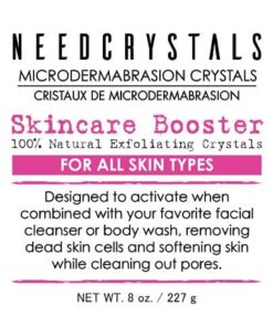NeedCrystals Microdermabrasion Crystals 8 oz. / 227g. DIY Face Scrub. Natural Facial Exfoliator for Dull or Dry Skin Improves Scars, Blackheads, Pore Size, Wrinkles, Blemishes & Skin Texture 8 Ounce (Pack of 1) 8 oz Microdermabrasion Crystals 35 71OkWIL593L