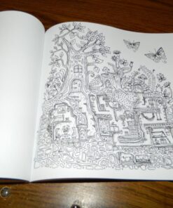 Secret Village - A Coloring Book Adventure: Beyond the Garden Gate, Beneath the Forest Floor, Among the Hollow Trees - A Mystery Endures! (Purse Sized ... & Inspirational for Ages 9 to Adult) 53 71OkoMxiPdL 1
