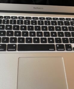 MOSISO Silicone Keyboard Cover Compatible with MacBook Air 13 inch A1466 A1369 2010-2017&Compatible with MacBook Pro 13/15 inch (with/Without Retina Display, 2015 or Older Version), Black 51 71Okoc4L0EL