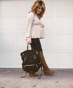 Baby Diaper Bag Backpack with Stroller Hooks, Pipi bear Multi-function Stylish Travel Diaper Back Pack for Mom and Dad, Baby Changing Bag, Maternity Nappy Bag for Boys and Girls, Large Capacity, Black 73 71OlEjz w7L