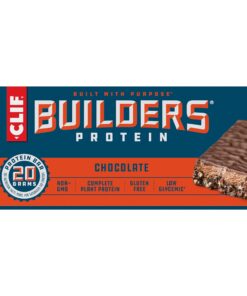 CLIF Builders - Chocolate Flavor - Protein Bars - Gluten-Free - Non-GMO - Low Glycemic - 20g Protein - 2.4 oz. (12 Count) 36 71OlXtXqb5L