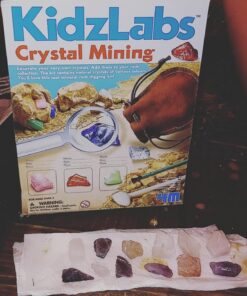 4M Kidzlabs Crystal Mining Kit, DIY Science Kit - Dig for gem Stones, For Boys & Girls Ages 5+ 70 71OmyNNyOPL 1