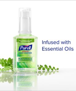 Purell Advanced Hand Sanitizer Naturals with Plant Based Alcohol, Citrus scent, 2 Fl Oz Travel Size Pump Bottle (Pack of 6), 9623-04-EC 15 71OnCeWmEeL
