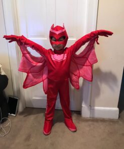 PJ Masks Owlette Deluxe Toddler Costume Large (4-6) Red 46 71OncGmGGvL