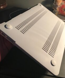 MOSISO Compatible with MacBook Air 13 inch Case (Models: A1369 & A1466, Older Version 2010-2017 Release), Plastic Pattern Hard Shell Case & Keyboard Cover & Screen Protector, White Marble 54 71OoFR3xnL