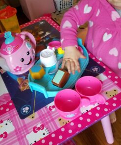 Fisher-Price Laugh & Learn Toddler Learning Toy Sweet Manners Tea Set With Smart Stages For Pretend Play Ages 18+ Months Standard Packaging 28 71OoXWAh4jL