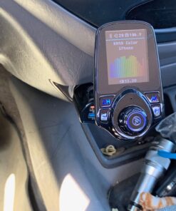 Nulaxy Wireless In-Car Bluetooth FM Transmitter Radio Adapter Car Kit W 1.8 Inch Display Supports TF/SD Card and USB Car Charger for All Smartphones Audio Players-KM18 color 37 71OpfjFbYL