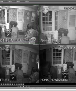 ANNKE 1080p Security Camera 4-in-1 CCTV Bullet Wired Cam, AHD/TVI/CVI/CVBS, Analog Surveillance Video Add–On Camera for Indoor/Outdoor Use, 100ft Clear Night Vision (Power Adapter Not Included) - E200 Black 45 71Or2Nj8oyL