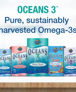 Garden of Life Ultra Pure EPA/DHA Omega 3 Fish Oil - Oceans 3 Better Brain Supplement with Antioxidants, 90 Softgels 15 71OrnpOc4wL 1