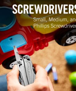 LEATHERMAN, Wingman Multitool with Spring-Action Pliers and Scissors, Stainless Steel with Nylon Sheath 45 71Os7rp qL