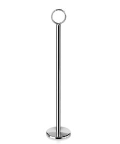 New Star Foodservice 23244 Ring-Clip Table Number Holder/Number Stand/Place Card Holder, 12-Inch, Set of 12 Silver 30 71Ot4vFNzpL
