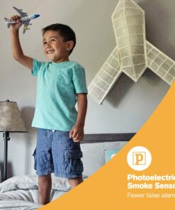 First Alert SA511CN2-3ST Wireless Interconnected Smoke Alarm with Voice Location, Battery Operated, Pack of 2 , WHITE 2-Pack 13 71Ot79xzeVL