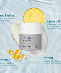Baebody Made in USA Retinol Face Moisturizer for Women and Men - Anti Aging Face Cream - Day & Night Anti Wrinkle Cream for Women, Jojoba Oil and Vitamin E, 1.7 Oz - Beauty Gifts for Women Retinol moisturizer 30 71OtaoYFRyL