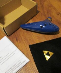 12 Hole Ocarina From Legend of Zelda Alto C Dark Blue for Any Level Available from OcarinaWind Music Instrument Gift Idea 11 71OvyQ wZBL
