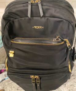 TUMI - Voyageur Carson Laptop Backpack - 15 Inch Computer Bag for Women - Black Black With Gold Hardware 33 71Ow4xlYFpL