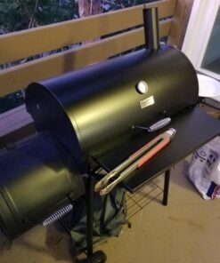 Royal Gourmet CC1830S 30" BBQ Charcoal Grill and Offset Smoker | 811 Square Inch cooking surface, Outdoor for Camping | Black Grill & Smoker 71 71OwHMyYUZL 1